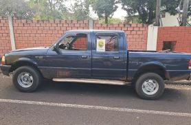 Caminhonete furtada em Cascavel é recuperada pela PM em Foz do Iguaçu