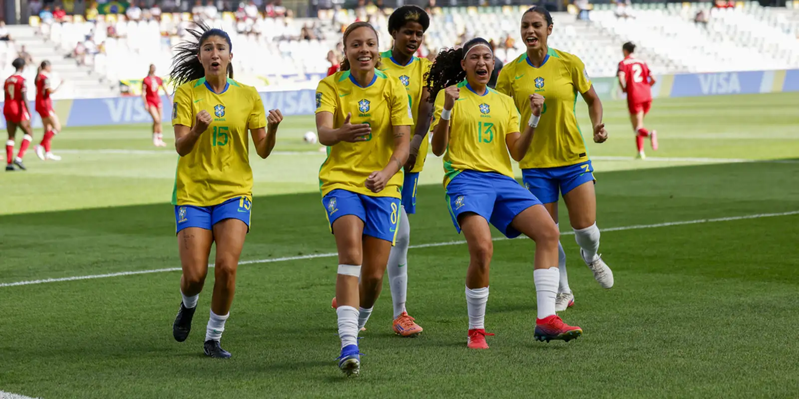 Imagem referente a Seleção feminina derrota Canadá e avança às oitavas do Mundial Sub-20