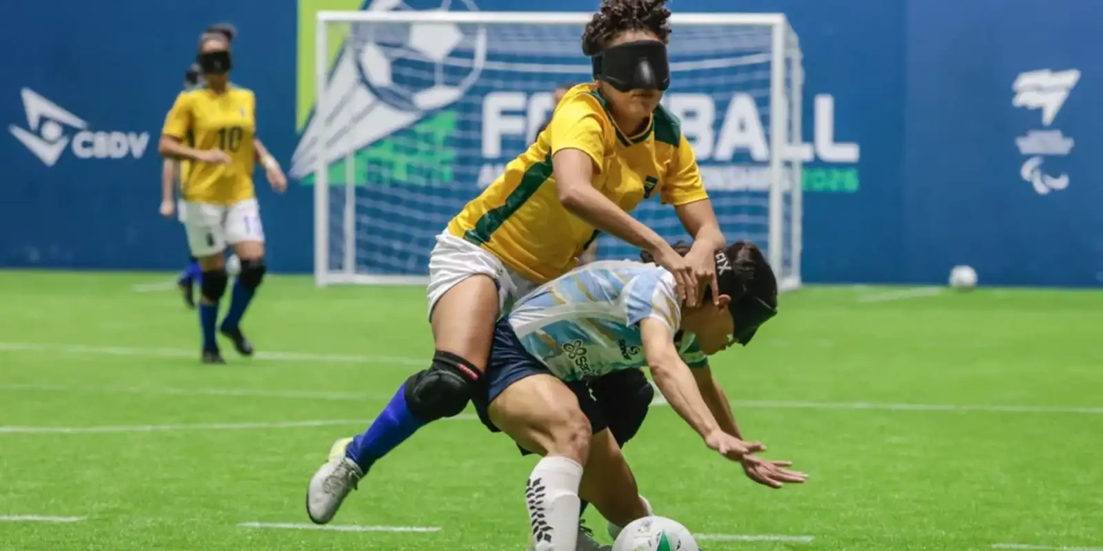 Imagem referente a Brasileiras são vice-campeãs da Copa América de futebol de cegas