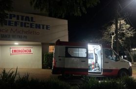 Samu socorre homem ferido por faca em Santa Helena