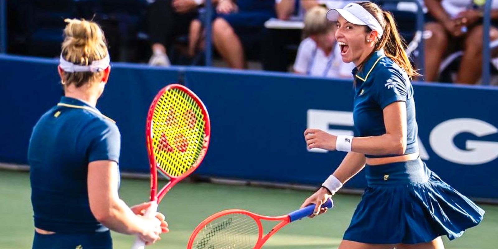 Imagem referente a Luisa Stefani vai às semifinais do US Open e sobe no ranking mundial