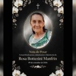 Imagem relativa a Morre Rosalina Bottezini Manfrin, pioneira de Toledo, aos 88 anos