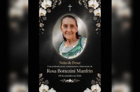 Morre Rosalina Bottezini Manfrin, pioneira de Toledo, aos 88 anos