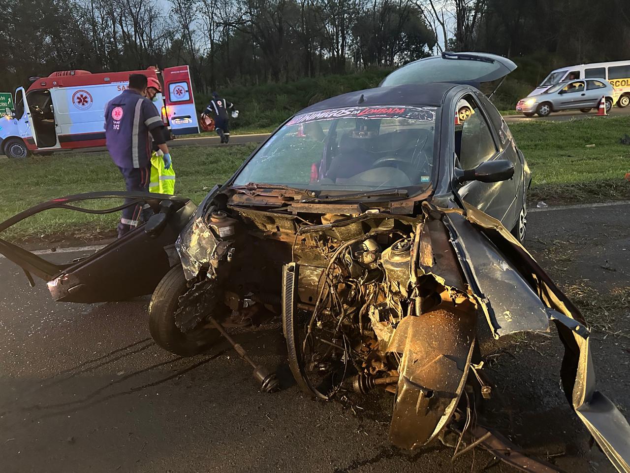Imagem referente a PRF dá detalhes sobre grave acidente na rodovia BR-369