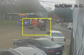 Veja como ocorreu acidente que deixou motociclista ferido no São Cristóvão