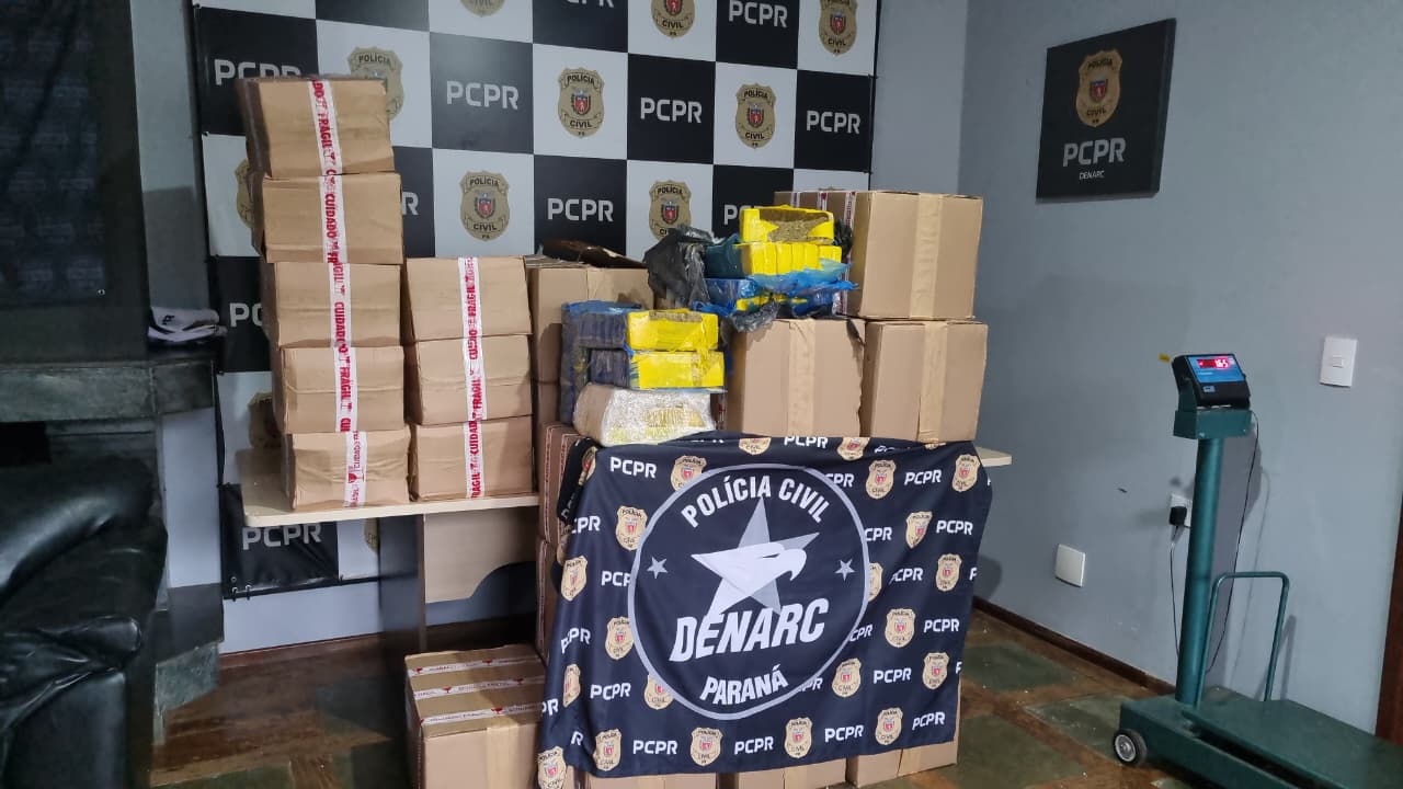 Denarc prende homem com mais de meia tonelada de maconha em Cascavel
