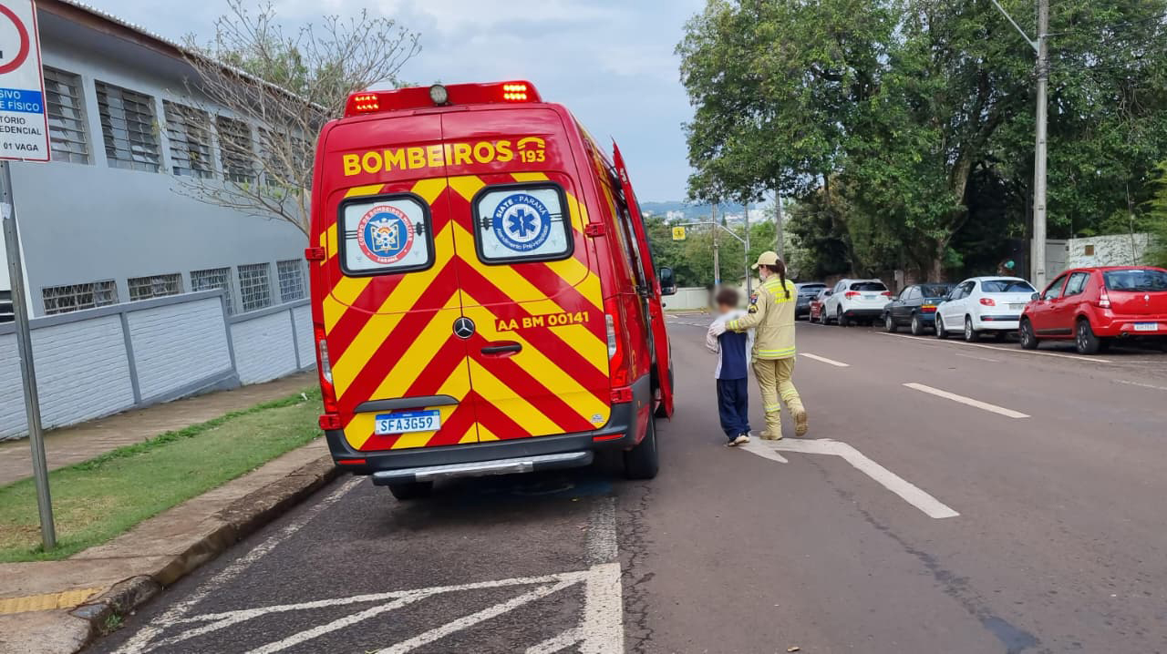 Aluno de 11 anos fica ferido após queda no Colégio Wilson Joffre