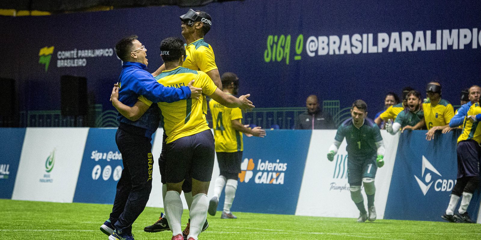 Imagem referente a Futebol de cegos: Brasil vai à final da Copa América contra Colômbia