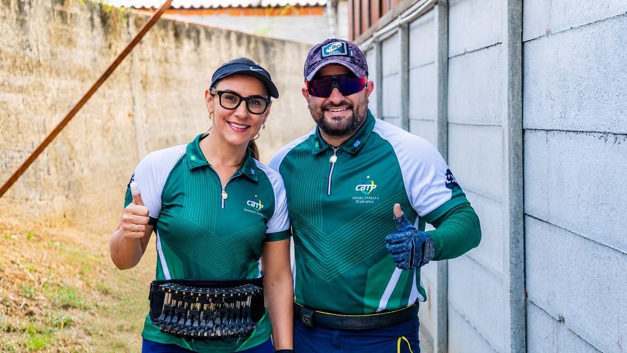 Imagem referente a Daniele e Eisler Zanella, de Cascavel, vão ao Mundial de IPSC Shotgun na Grécia