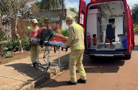 Mulher de 72 anos sofre queda em casa no Periolo e é socorrida pelo Corpo de Bombeiros