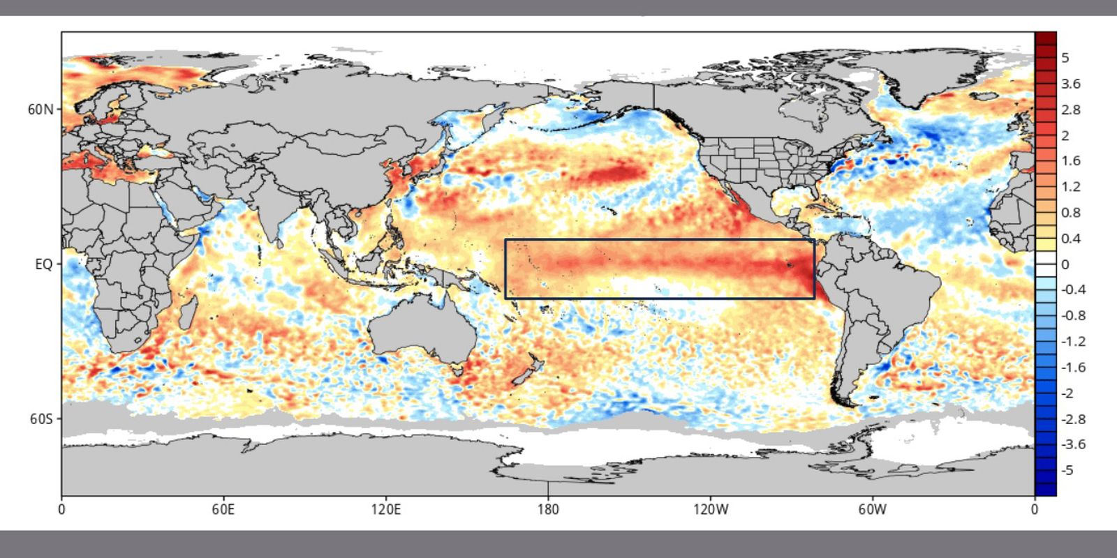 Probabilidade do El Niño ser muito forte passa de 90% Imagem referente a Probabilidade do El Niño ser muito forte passa de 90%