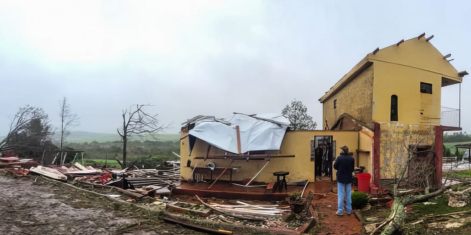 Imagem referente a Inmet lança alerta de ciclone extratropical na Região Sul esta noite