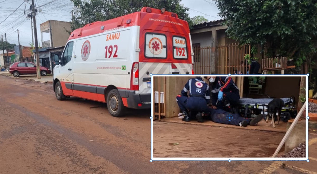 Homem implora socorro em imóvel após levar surra no bairro Interlagos