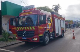 Princípio de incêndio em fritadeira mobiliza Corpo de Bombeiros no Centro de Cascavel