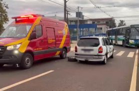 Siate atende vítimas após colisão entre Zafira e ônibus na Avenida Assunção