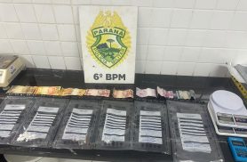 Cocaína, balanças e máquina de cartão: Delivery de drogas é desmantelado em Cascavel
