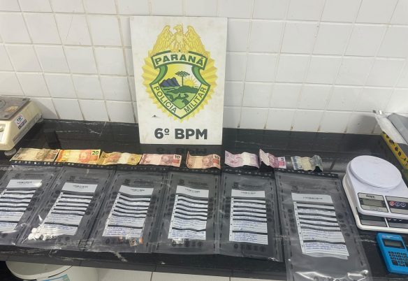Cocaína, balanças e máquina de cartão: Delivery de drogas é desmantelado em Cascavel