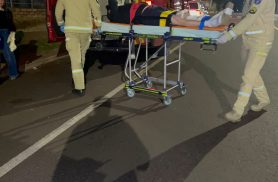 Homem fratura a patela após sofrer queda no Bairro Universitário em Cascavel