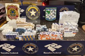 Receita Federal apreende grande quantidade de medicamentos e anabolizantes na Aduana da Ponte Internacional da Amizade Receita Federal apreende grande quantidade de medicamentos e anabolizantes na Aduana da Ponte Internacional da Amizade