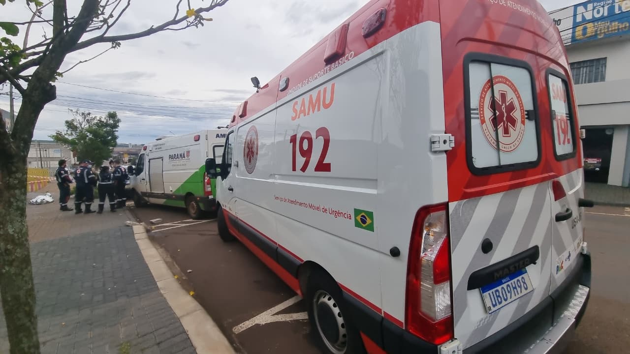Homem é encontrado morto em calçada no Bairro Floresta, em Cascavel