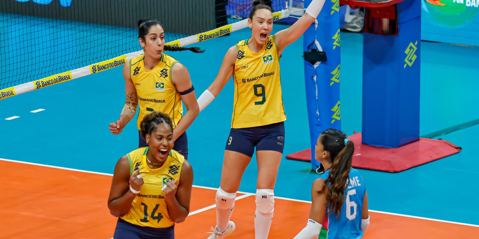 Brasil é campeão do Pré-Olímpico e garante vaga em Los Angeles 2028 Imagem referente a Brasil é campeão do Pré-Olímpico e garante vaga em Los Angeles 2028