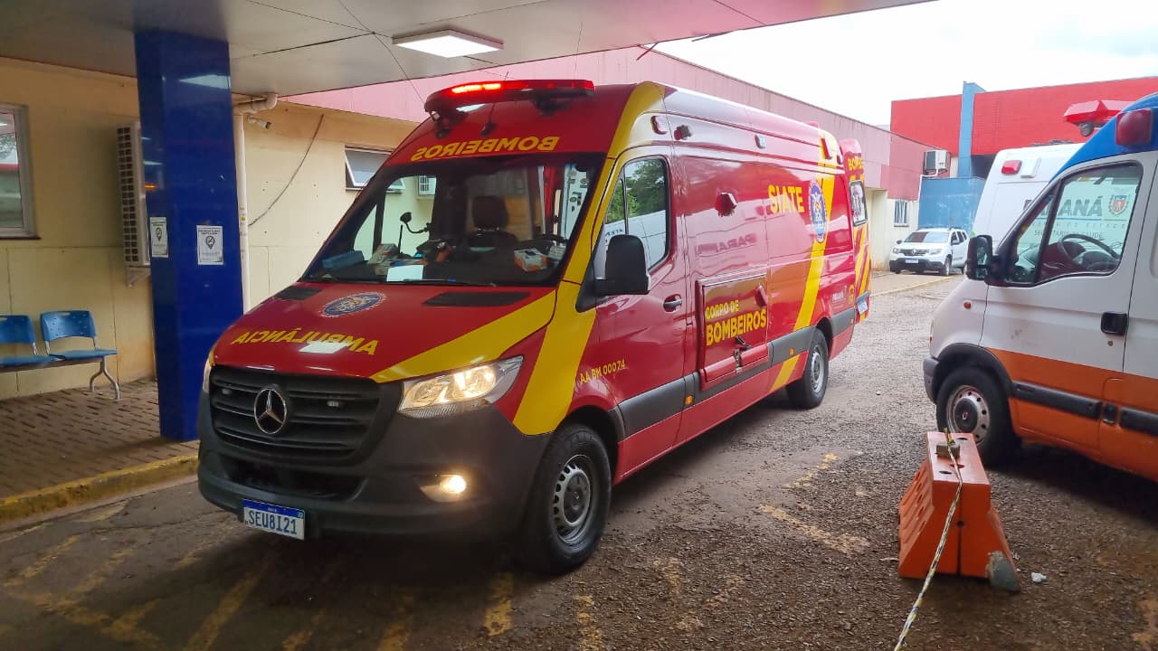 Jovem sofre amputação de dedo do pé após equipamento cair durante trabalho em Cascavel