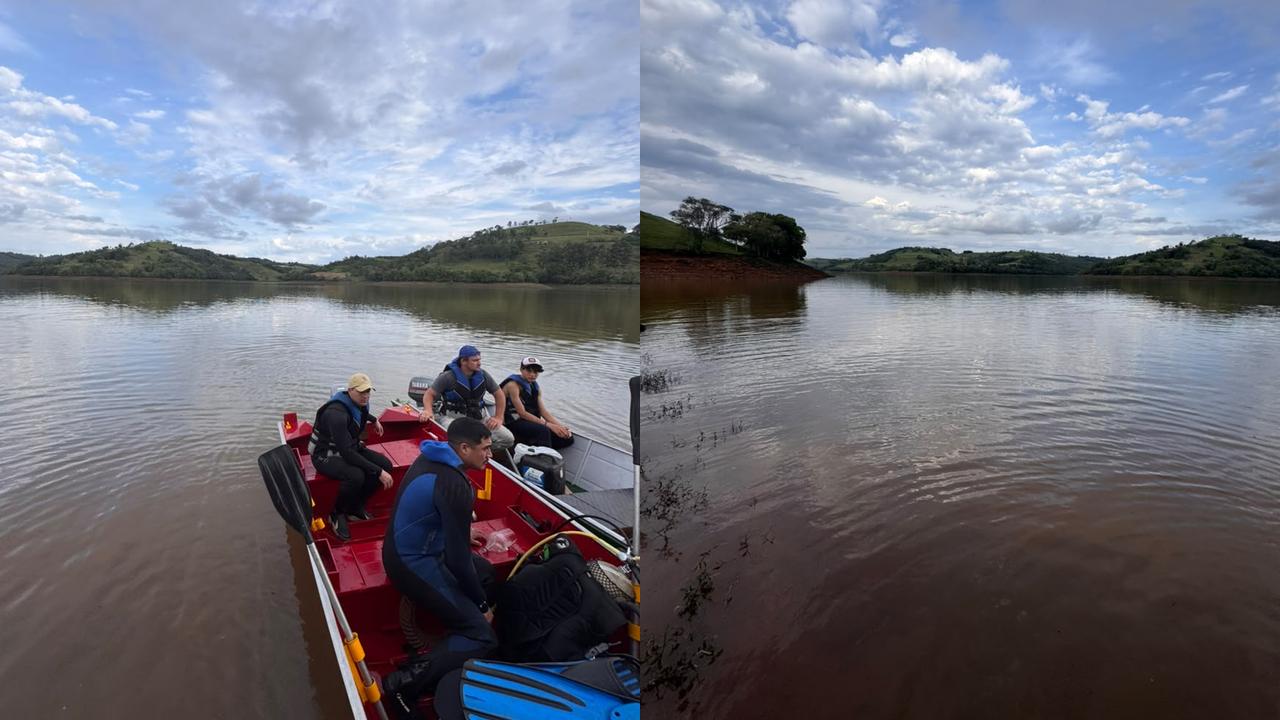 Imagem referente a Jovem desaparece após cair de barco durante campeonato de pesca em Rio Bonito do Iguaçu