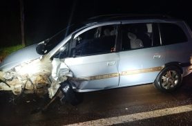 PRF atende sinistro de trânsito com colisão frontal na BR-369, em Cornélio Procópio