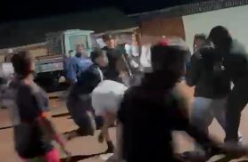 Veja briga generalizada no Bairro Floresta, em Cascavel Veja briga generalizada no Bairro Floresta, em Cascavel