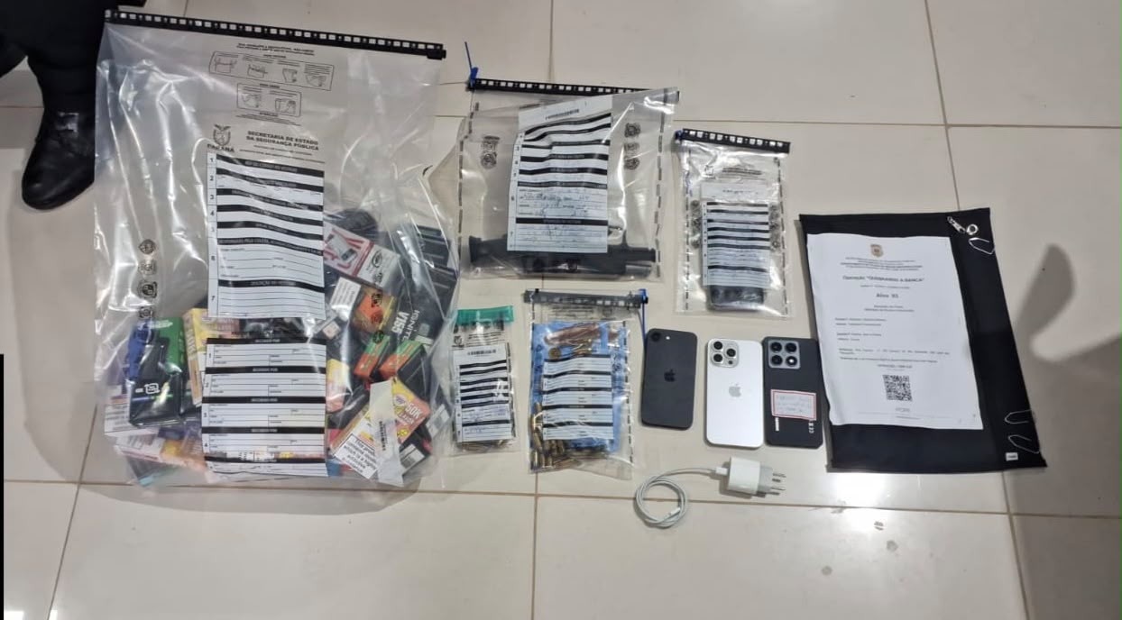 PCPR e GCM prendem seis investigados durante operação contra agiotagem e extorsão em São José dos Pinhais Imagem referente a PCPR e GCM prendem seis investigados durante operação contra agiotagem e extorsão em São José dos Pinhais