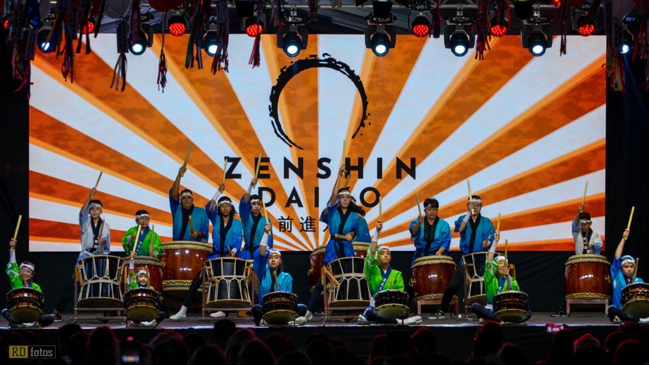 Imagem referente a Tambores Japoneses em Cascavel: Grupo premiado mundialmente faz show especial no Teatro Municipal