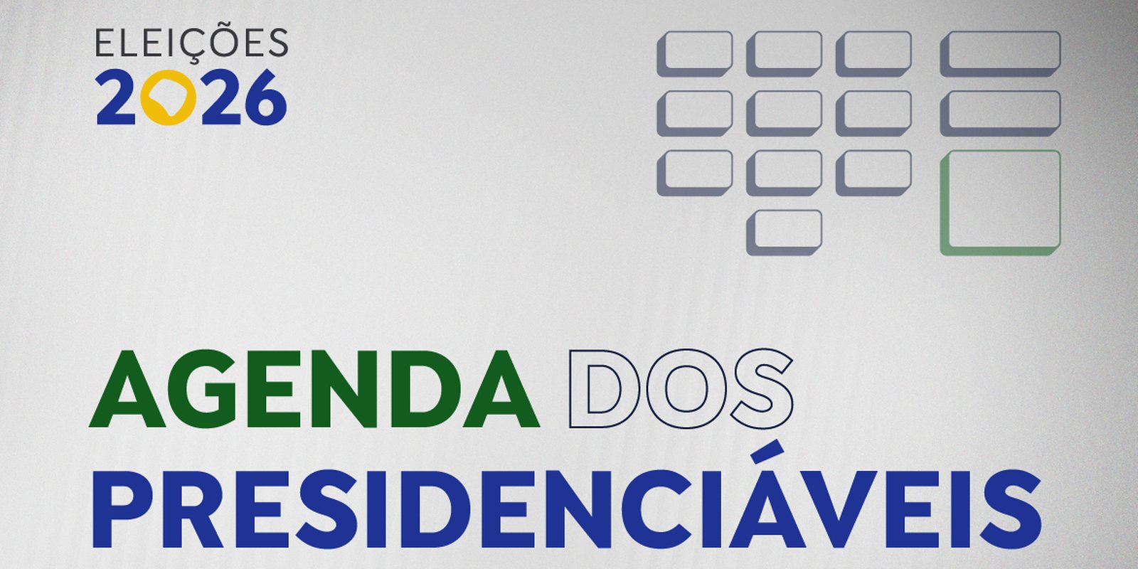 Imagem referente a Confira a agenda dos presidenciáveis nesta terça-feira (15)