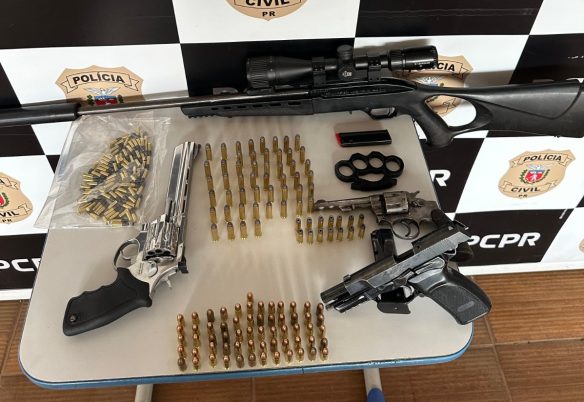 PCPR prende homem em posse de armas e munições em Dois Vizinhos