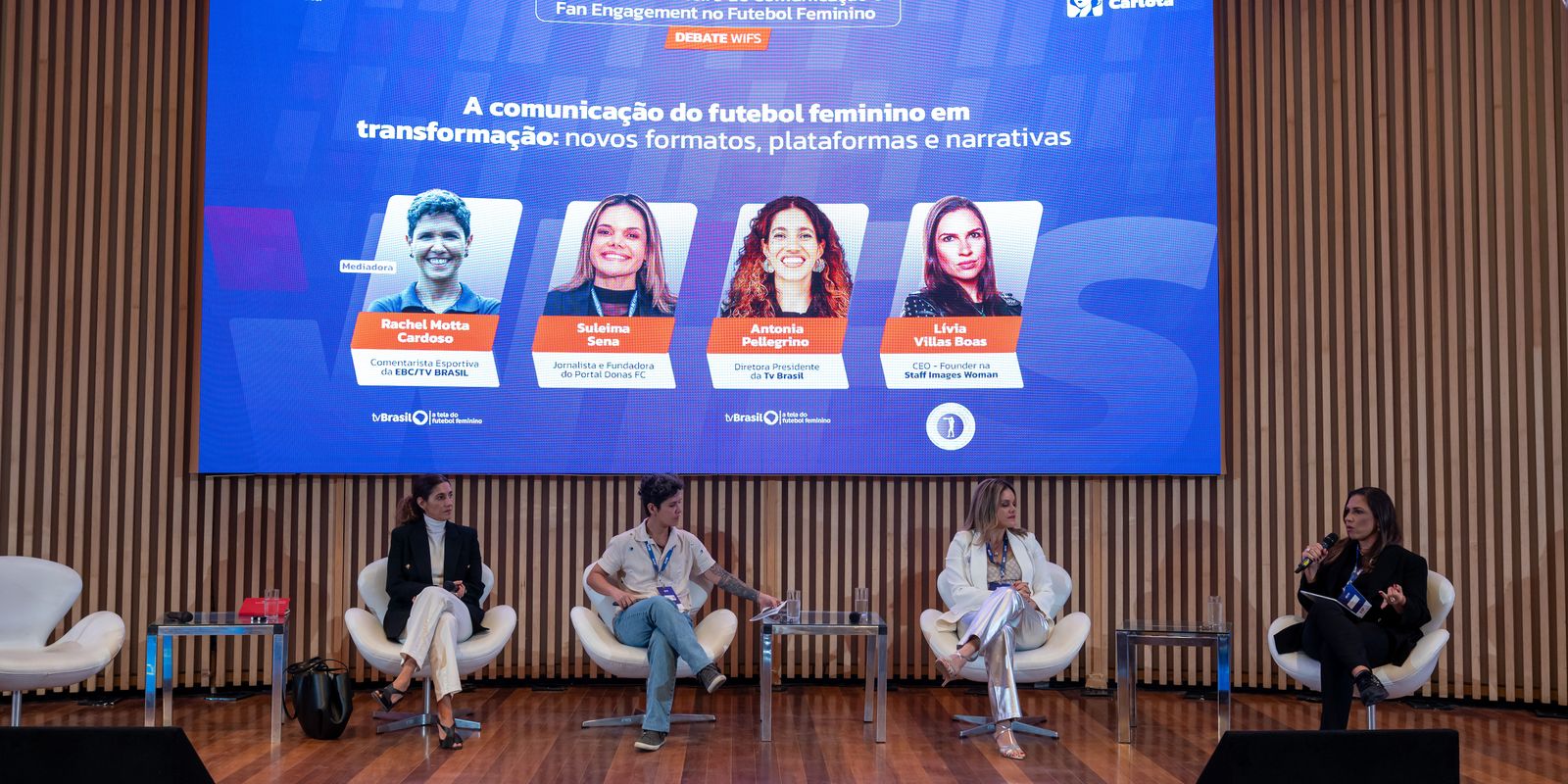 Apoiado pela EBC, evento debate desenvolvimento do futebol feminino Imagem referente a Apoiado pela EBC, evento debate desenvolvimento do futebol feminino
