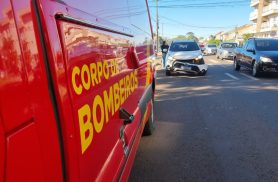 Motociclista e garupa ficam feridas em acidente entre HB20 e moto no Maria Luiza