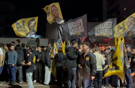 Candidato à Presidência Renan Santos realiza ato político no centro de Cascavel
