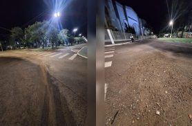 Trânsito em Cascavel: motociclista alerta para pedras soltas na Avenida Toledo, em Cascavel