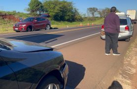 Acidente na BR-277 entre Cascavel e Santa Tereza do Oeste envolve três veículos