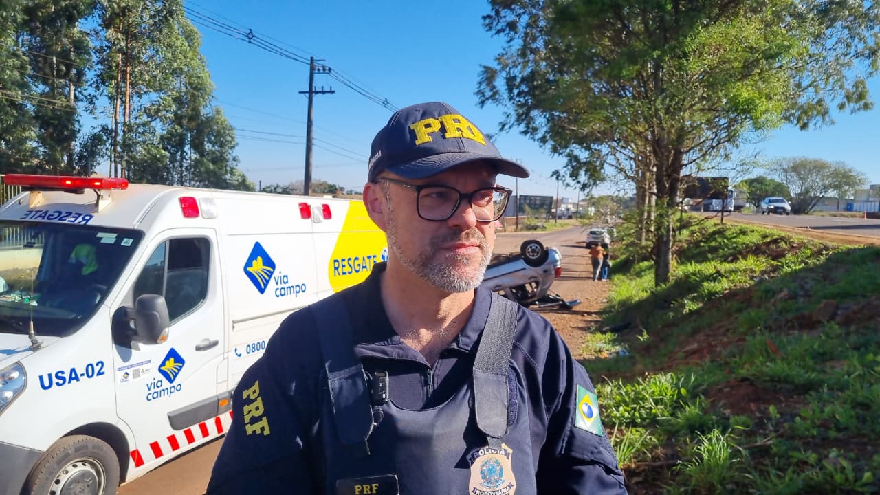 Acidente Fatal: Palio foi lançado por mais de 40 metros na BR-369 em Cascavel