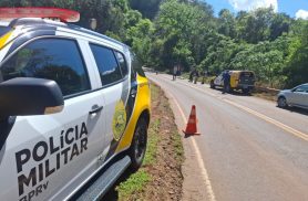 Motociclista de 18 anos morre após queda e atropelamento na PR-462 em Iretama