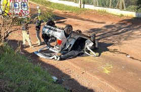 Idosa que morreu em capotamento na BR-369 em Cascavel é avó de sobrevivente