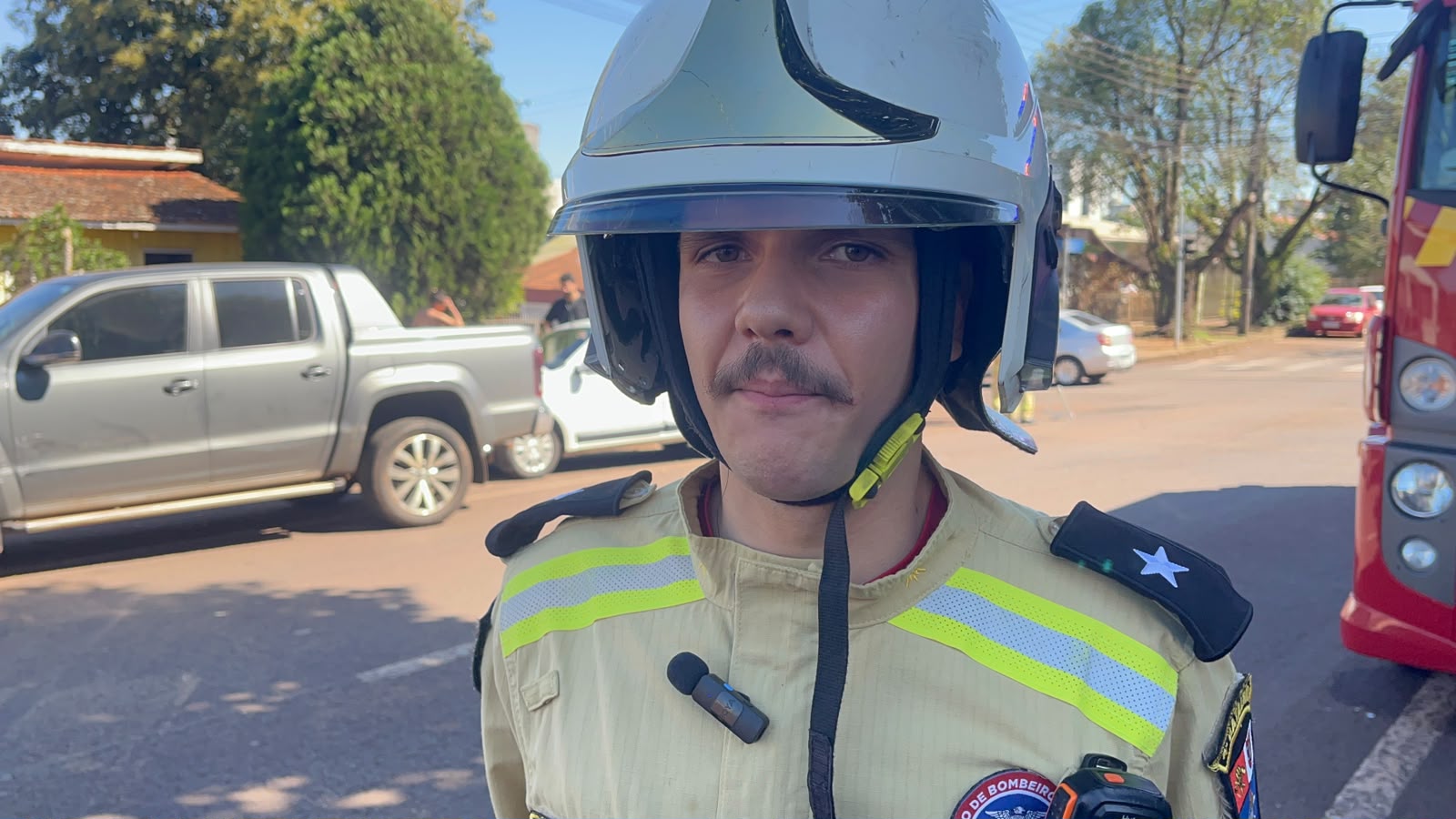 Acidente em Cascavel mobiliza Siate e Aspirante explica atendimento a vítima na Rua Cuiabá