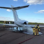 Imagem relativa a Pneus de avião estouram após pouso no aeroporto de Maringá