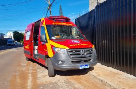 Homem fica ferido após acidente com máquina na Rua Natal