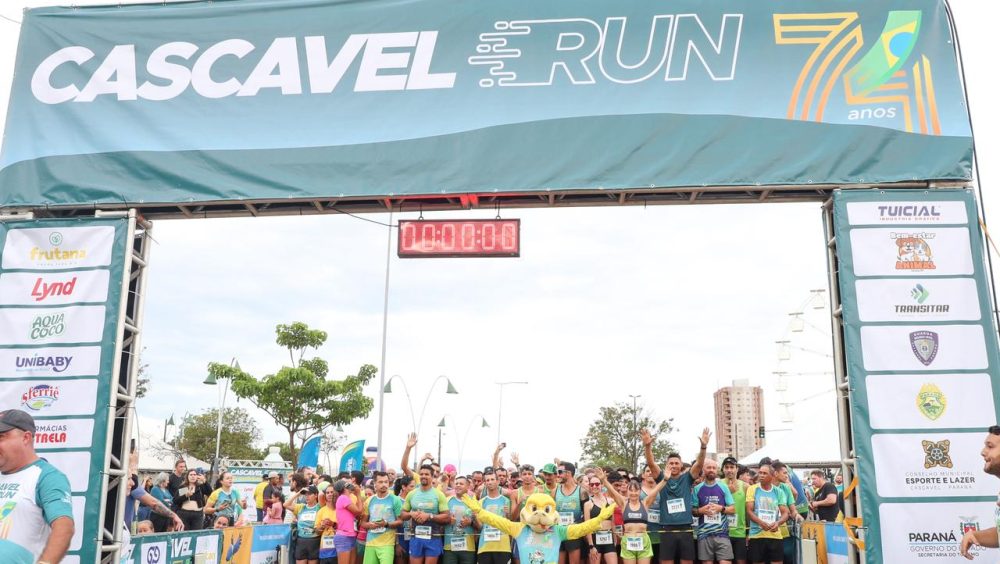 6 mil atletas, crianças e até cachorros: Cascavel Run 75 anos prepara grande festa esportiva Imagem referente a 6 mil atletas, crianças e até cachorros: Cascavel Run 75 anos prepara grande festa esportiva