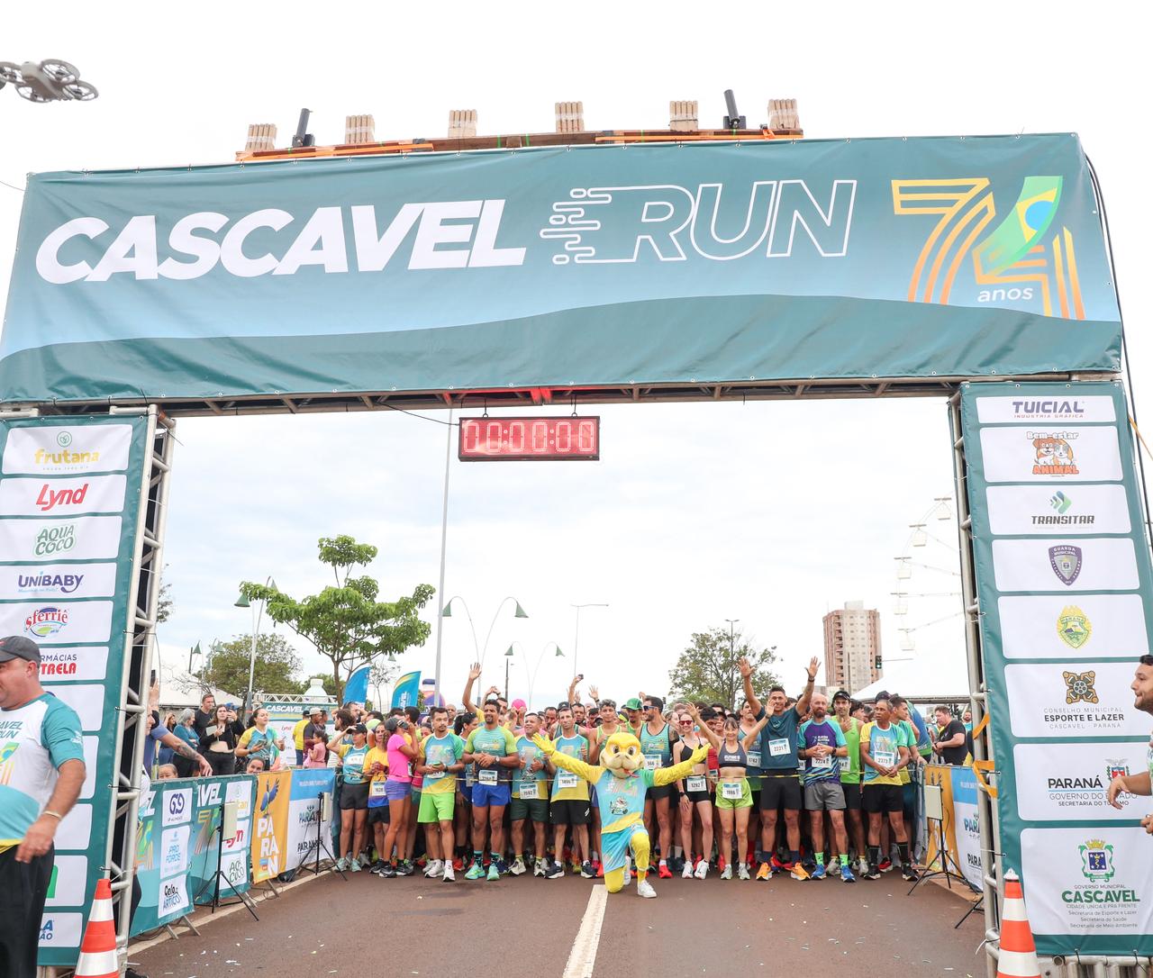 Imagem referente a 6 mil atletas, crianças e até cachorros: Cascavel Run 75 anos prepara grande festa esportiva