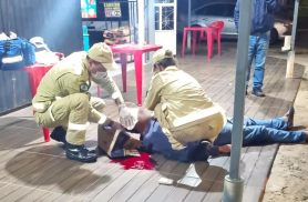 Queda deixa homem de 56 anos ferido no bairro Periolo