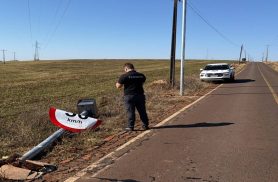 Radar recém-instalado é arrancado em estrada no Paraná