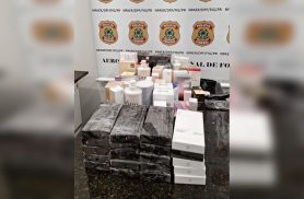 Homem é preso com celulares e perfumes avaliados em R$ 150 mil no Aeroporto de Foz do Iguaçu