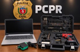 Polícia Civil busca donos de laptop, roçadeira e parafusadeira recuperados no Esmeralda